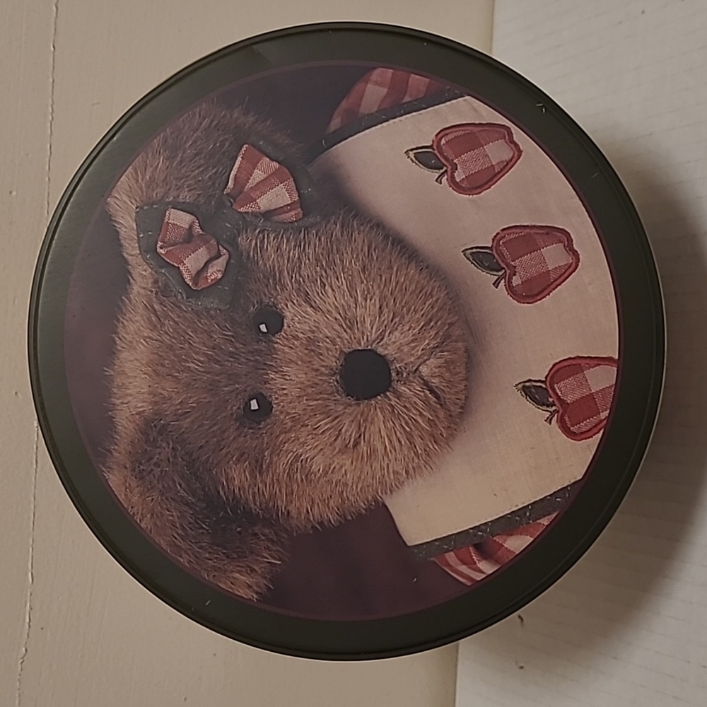 Boyd's Bear Country Folks Metal Tin and Tin Mug